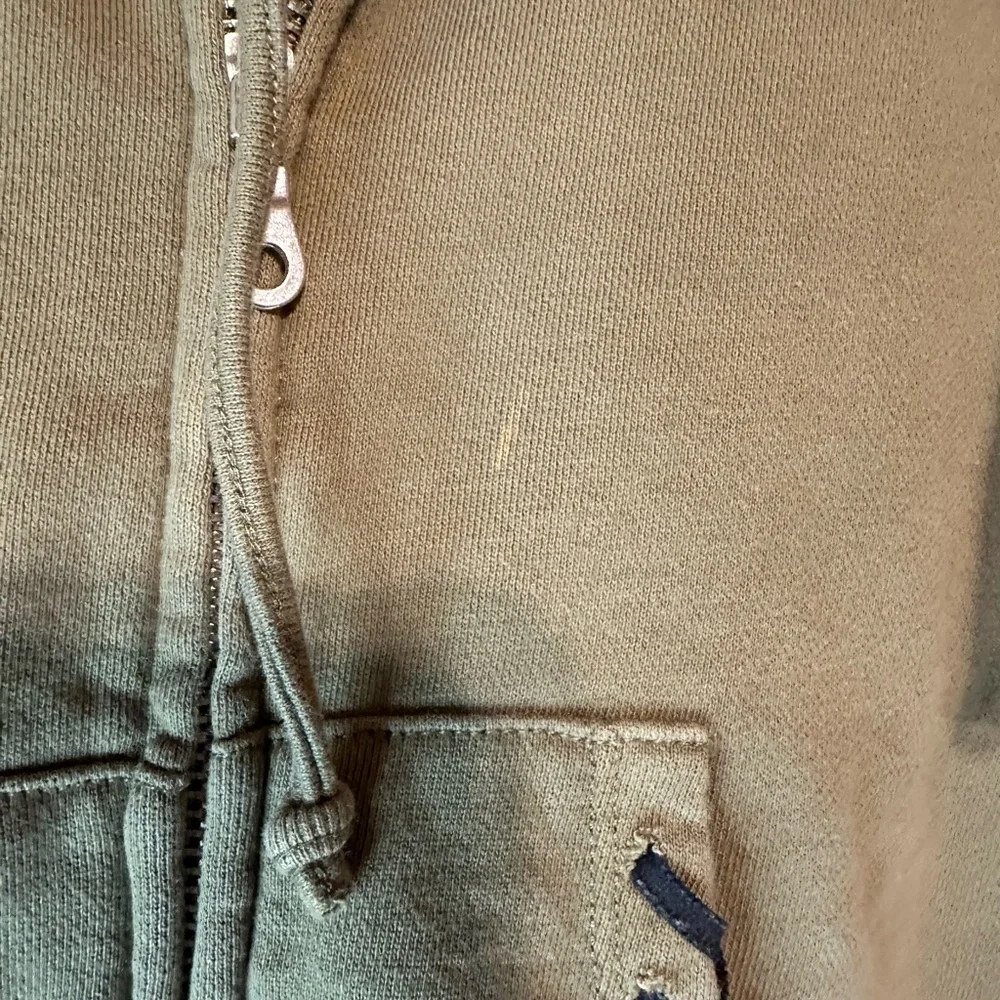 Vintage Ed Hardy Olive Green Hoodie with Black Accents - Picture 10 of 14